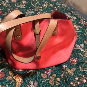 Charming Charlie coral bag